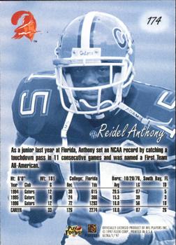 1997 Ultra #174 Reidel Anthony Back