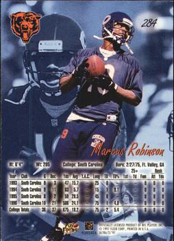 1997 Ultra #284 Marcus Robinson Back