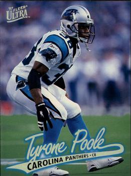1997 Ultra #343 Tyrone Poole Front