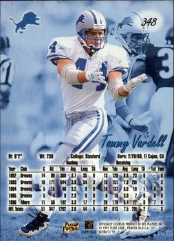 1997 Ultra #348 Tommy Vardell Back