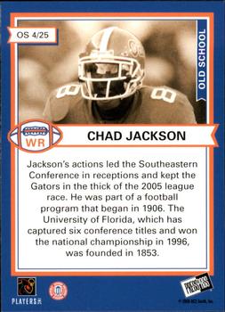 2006 Press Pass SE - Old School Collectors Series #OS4 Chad Jackson Back