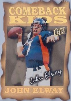 1997 Ultra - Comeback Kids #4 CK John Elway Front
