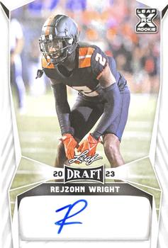 2023 Leaf Draft - Autographs #BA-RW1 Rejzohn Wright Front