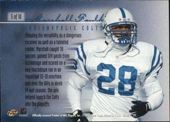 1997 Ultra - Play of the Game #5 Marshall Faulk Back