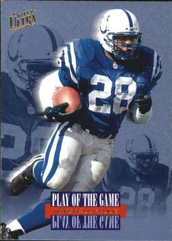 1997 Ultra - Play of the Game #5 Marshall Faulk Front
