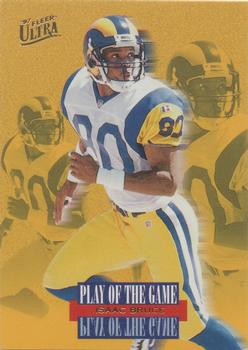 1997 Ultra - Play of the Game #8 Isaac Bruce Front