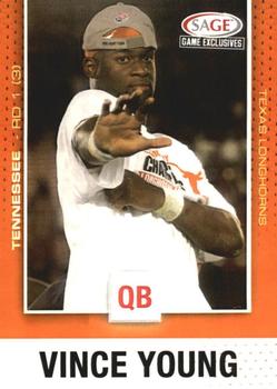 2006 SAGE Game Exclusives #8 Vince Young Front