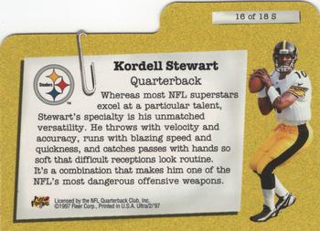 1997 Ultra - Specialists #16 S Kordell Stewart Back