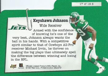 1997 Ultra - Specialists #17 S Keyshawn Johnson Back