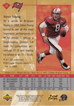 1997 Upper Deck #33 Steve Young Back