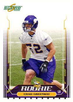2006 Score - Glossy #332 Chad Greenway Front