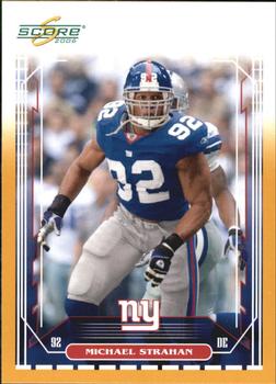 2006 Score - Gold #185 Michael Strahan Front