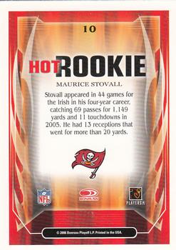 2006 Score - Hot Rookies #10 Maurice Stovall Back