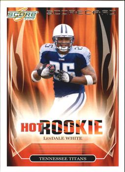 2006 Score - Hot Rookies Scorecard #5 LenDale White Front