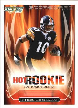 2006 Score - Hot Rookies Scorecard #8 Santonio Holmes Front