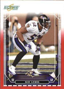 2006 Score - Red #23 Ray Lewis Front