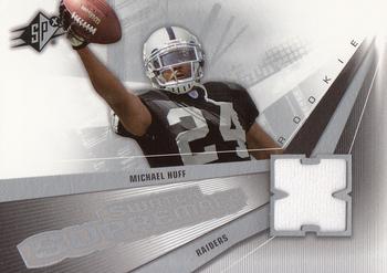 2006 SPx - Rookie Swatch Supremacy #SW-MH Michael Huff Front