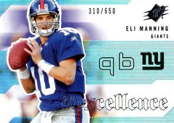 2006 SPx - SPxcellence #SP-EM Eli Manning Front