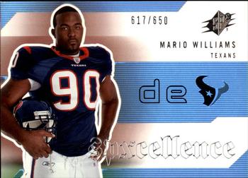 2006 SPx - SPxcellence #SP-MW Mario Williams Front
