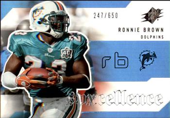 2006 SPx - SPxcellence #SP-RO Ronnie Brown Front