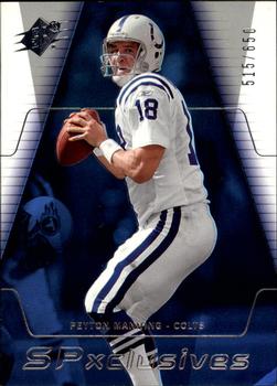 2006 SPx - SPxclusives #EX-PM Peyton Manning Front