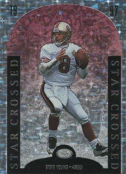 1997 Upper Deck - Star Crossed #SC12 Steve Young Front
