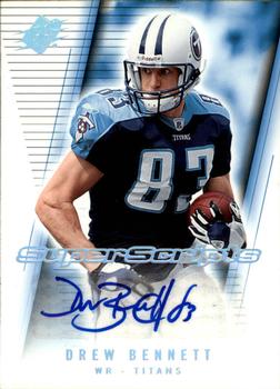 2006 SPx - Super Scripts Autographs #SS-DB Drew Bennett Front