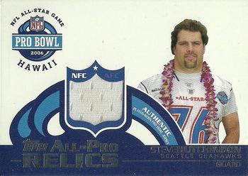2006 Topps - All-Pro Relics #AP-SH Steve Hutchinson Front