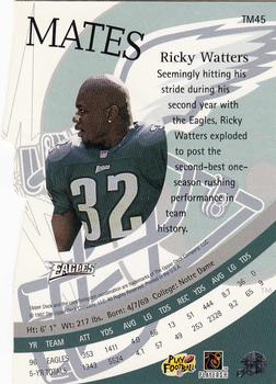 1997 Upper Deck - Team Mates #TM45 Ricky Watters Back