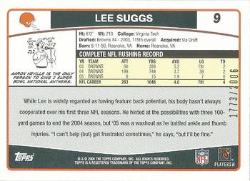 2006 Topps - Gold #9 Lee Suggs Back