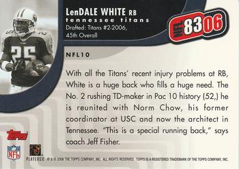 2006 Topps - NFL 8306 #NFL10 LenDale White Back