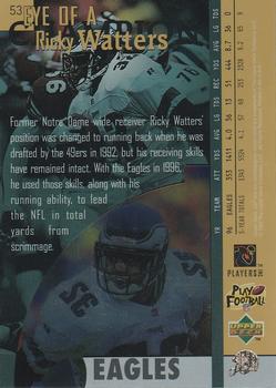 1997 Upper Deck UD3 #53 Ricky Watters Back