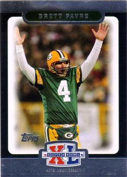 2006 Topps Super Bowl XL Card Show - Platinum #10 Brett Favre Front