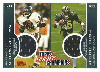 2006 Topps - True Champions Jerseys Dual #TTCD-PB Walter Payton / Reggie Bush Front