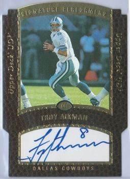 1997 Upper Deck UD3 - Signature Performers #PF2 Troy Aikman Front