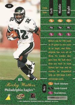 1997 Zenith #10 Ricky Watters Back