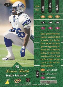 1997 Zenith #36 Lamar Smith Back