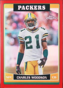 2006 Topps Chrome - Red Refractors #153 Charles Woodson Front