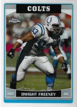 2006 Topps Chrome - Refractors #37 Dwight Freeney Front