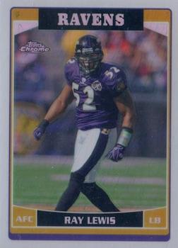 2006 Topps Chrome - Refractors #56 Ray Lewis Front
