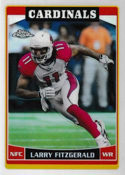 2006 Topps Chrome - Refractors #122 Larry Fitzgerald Front