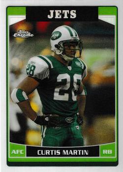 2006 Topps Chrome - Refractors #128 Curtis Martin Front