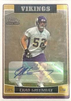 2006 Topps Chrome - Rookie Autographs #232 Chad Greenway Front