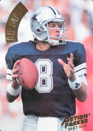 1994 Action Packed - Mammoth 7x10 Prototypes #MMP Troy Aikman Front