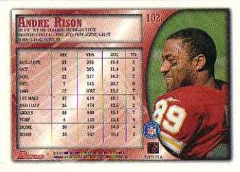 1998 Bowman #102 Andre Rison Back