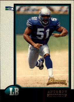 1998 Bowman #19 Anthony Simmons Front