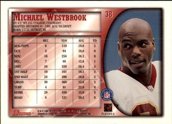 1998 Bowman #38 Michael Westbrook Back