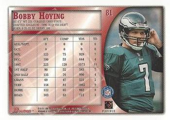 1998 Bowman #81 Bobby Hoying Back