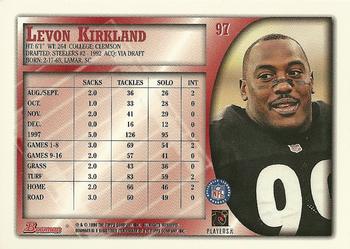 1998 Bowman #97 Levon Kirkland Back