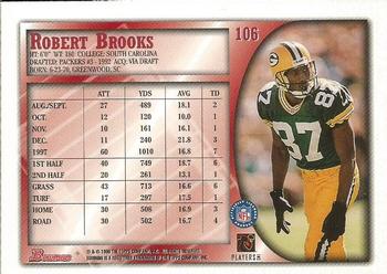 1998 Bowman #106 Robert Brooks Back